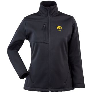 Antigua Womens Iowa Hawkeyes Traverse Fleece Back Full Zip Jacket   Size