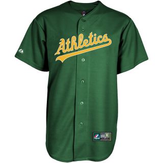 Majestic Athletic Oakland Athletics Blank Replica Alternate Green Jersey   Size