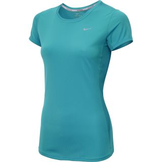 NIKE Womens Challenger Short Sleeve Running T Shirt   Size Small, Turbo