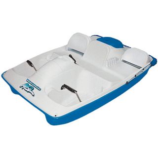 Sun Dolphin Water Wheeler ASL Pedal Boat with Canopy   Choose Color, Blue