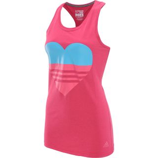 adidas Womens Lovely Tank Top   Size Xl, Vivid Berry
