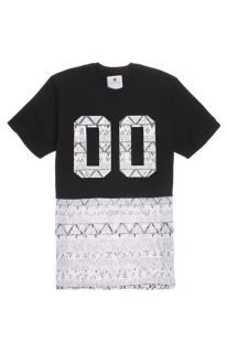 Mens On The Byas T Shirts   On The Byas Wallace Pieced Crew T Shirt