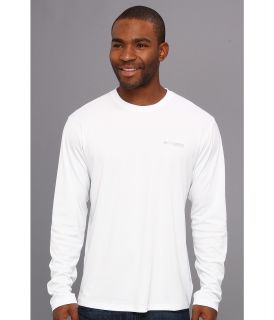 Columbia PFG ZERO Rules L/S Shirt Mens T Shirt (White)