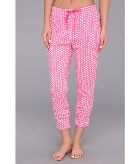 Jane & Bleecker 1x1 Rib Pant Womens Pajama (Pink)