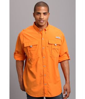Columbia Bahama II Long Sleeve Shirt Mens Long Sleeve Button Up (Gray)