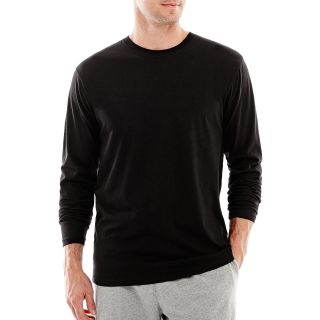 Stafford Long Sleeve T Shirt, Black, Mens