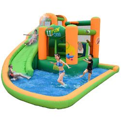 Kidwise Endless Fun 11 in 1 Inflatable Bounce House And Waterslide