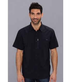 Columbia Ripsoft S/S Shirt Mens Short Sleeve Button Up (Navy)