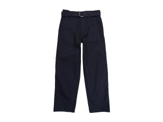 U.S. Polo Assn Kids Flat Front Pant Boys Dress Pants (Navy)