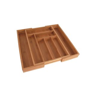 Totally Bamboo Expandable Drawer Organizer