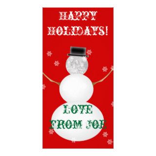 Snowman Photo Cards