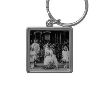 The May Day Queen at the May Day Festival Key Chain
