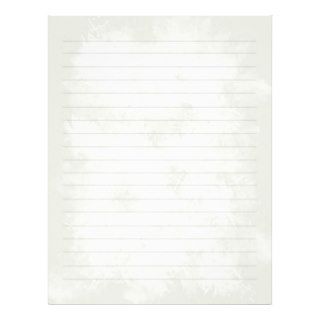 Taupe Lined Paper 2 Sided Custom Flyer