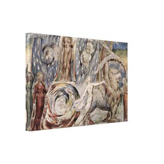 William Blake   Beatrice speaks with Dante Gallery Wrap Canvas