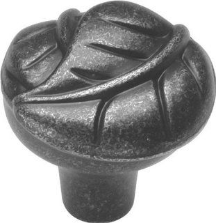 Hickory Hardware P7301 VP 1 1/4 Inch Touch of Spring Knob, Vibra Pewter   Cabinet And Furniture Knobs  