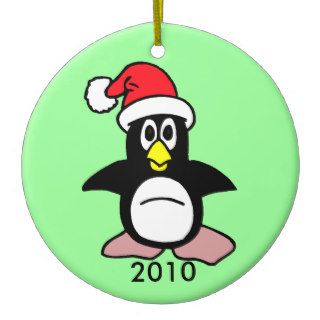 Christmas penguin ornaments