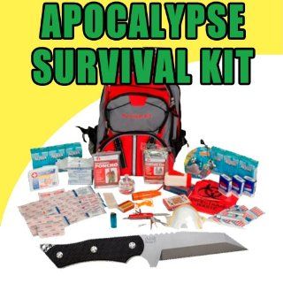 Complete Apocalypse Survival Kit SKD1 w/ SOG Swedge III BH03K Specialty Survival Knife   Safety Equipment  