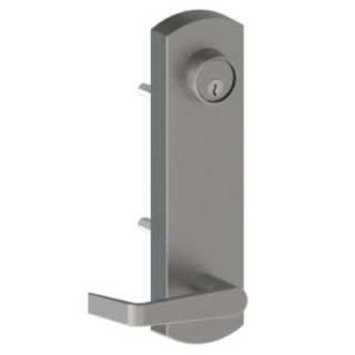 Hager 4500 Series Satin Stainless Cylinder Escutcheon Exit Device Trim and Withnell Lever AE 45CETRIMUS32D