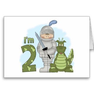 Dragon Knight 2nd Birthday Greeting Cards
