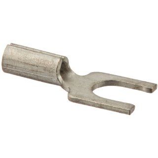 NSI Industries S22 8 B Uninsulated Spade Terminal with Block Spade, 22 18 Wire Size, 8" Stud Size, 0.303" Width, 0.551" Length (Pack of 100)