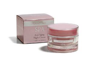 Dead Sea Spa Pink Edition Anti Aging Night Cream 1.69 fl. Oz.  Facial Night Treatments  Beauty