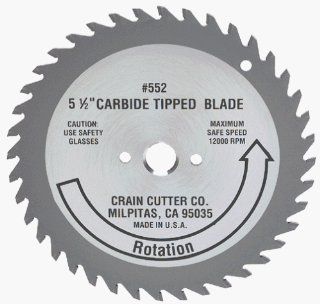 Crain Cutter 552H 5 1/2 Inch 40 Tooth Wood Blade for 555 Undercut Saw   Circular Saw Blades  