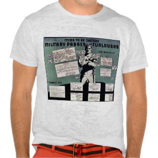 Military Passes And Furloughs Tees
