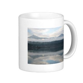 Twin Peaks near Bridge of The Gods Coffee Mugs