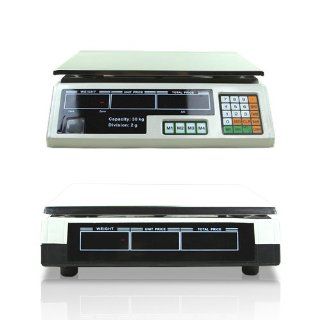 Houseables Digital Weight Scale 60LB Price Computing Food Meat Scale Produce Deli Industrial Kitchen & Dining