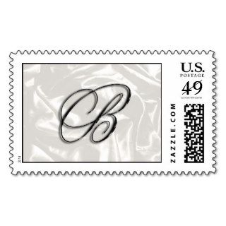 Monogram Letter B Postage Stamp