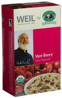 Weil By Nature's Path Organic Veri berry Hot Oatmeal, 11.3 Ounce Boxes (Pack of 6)  Oatmeal Breakfast Cereals  Grocery & Gourmet Food