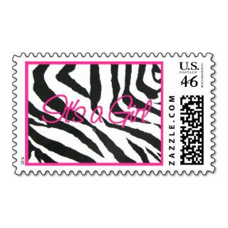 It's a Girl Postage Stamps