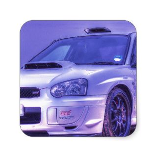 Subaru Impreza WRX STi Spec C in White Stickers