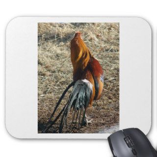 Phoenix Rooster Behind Mouse Mat
