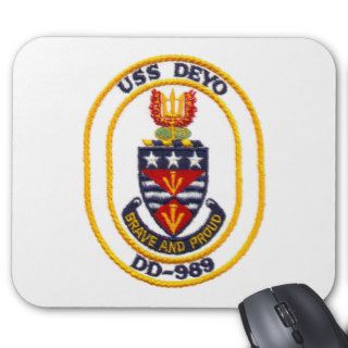 USS DEYO (DD 989) MOUSE PADS