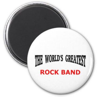 The world's  greatest rock band refrigerator magnets