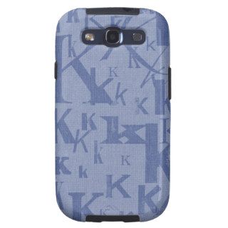 Letter K Samsung Galaxy S3 Cases