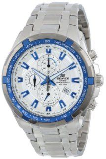 Casio Men's EF539D 7A2 Edifice Stainless Steel Analog  White Dial Chronograph Watch Watches