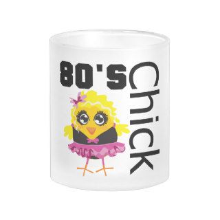Funny 80s Chick Coffee Mugs