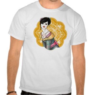 Modern Geisha Girl T Shirts