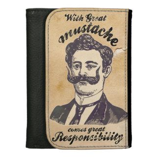 With great mustache comes great responsibility. wallets