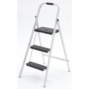 Skinny Mini 3 Step Steel Step Stool Ladder HSP 3GS