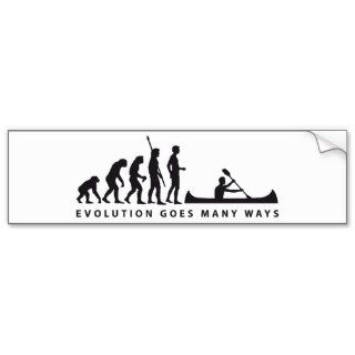 evolution rowing bumper stickers