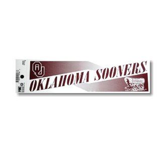 University of Oklahoma Sooners   Bumper Sticker Diag.Text  Sports & Outdoors