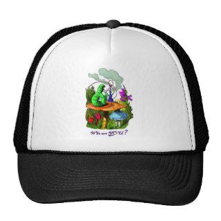 Alice and the Caterpillar Trucker Hats