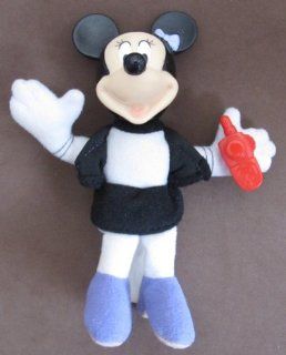 Disney MICKEY House of Mouse MINNIE MOUSE FIGURE #5 w CELL PHONE 5" Tall (2001 McDonald's) Toys & Games
