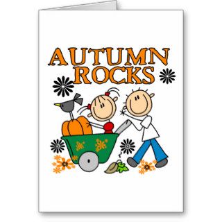 Autumn Rocks Greeting Cards
