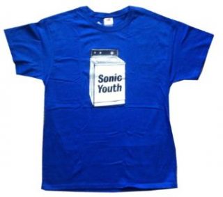 SONIC YOUTH   Washing Machine   Blue T shirt Novelty T Shirts Clothing