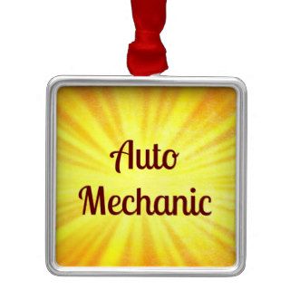 Auto Mechanic Christmas Ornament
