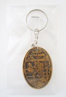 Beautiful Gifts Muay Thai Boxing Resin Keychains Key Ring for Men Teens (Gold Color)  Key Tags And Chains 